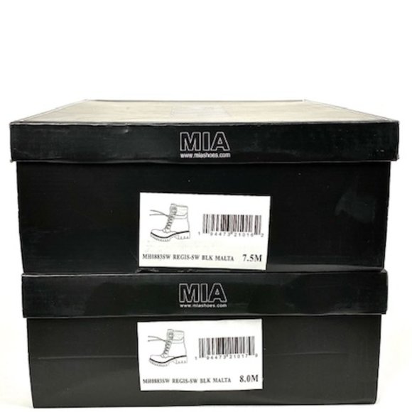 New Mia Regis Lace-Up Lug Sole Boot 7.5 & 8 - Picture 12 of 12